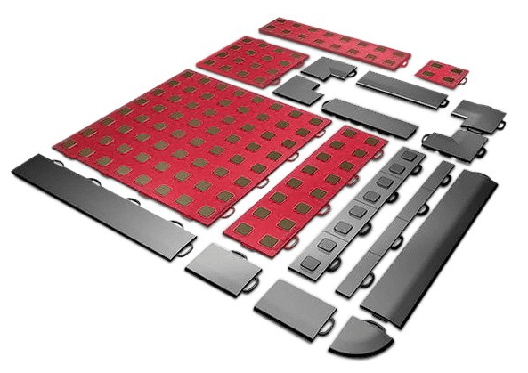 INTER LOCKING GARAGE FLOOR TILES