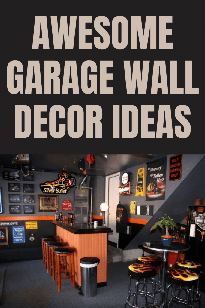 Most Popular Awesome 4 Garage Wall Décor Ideas