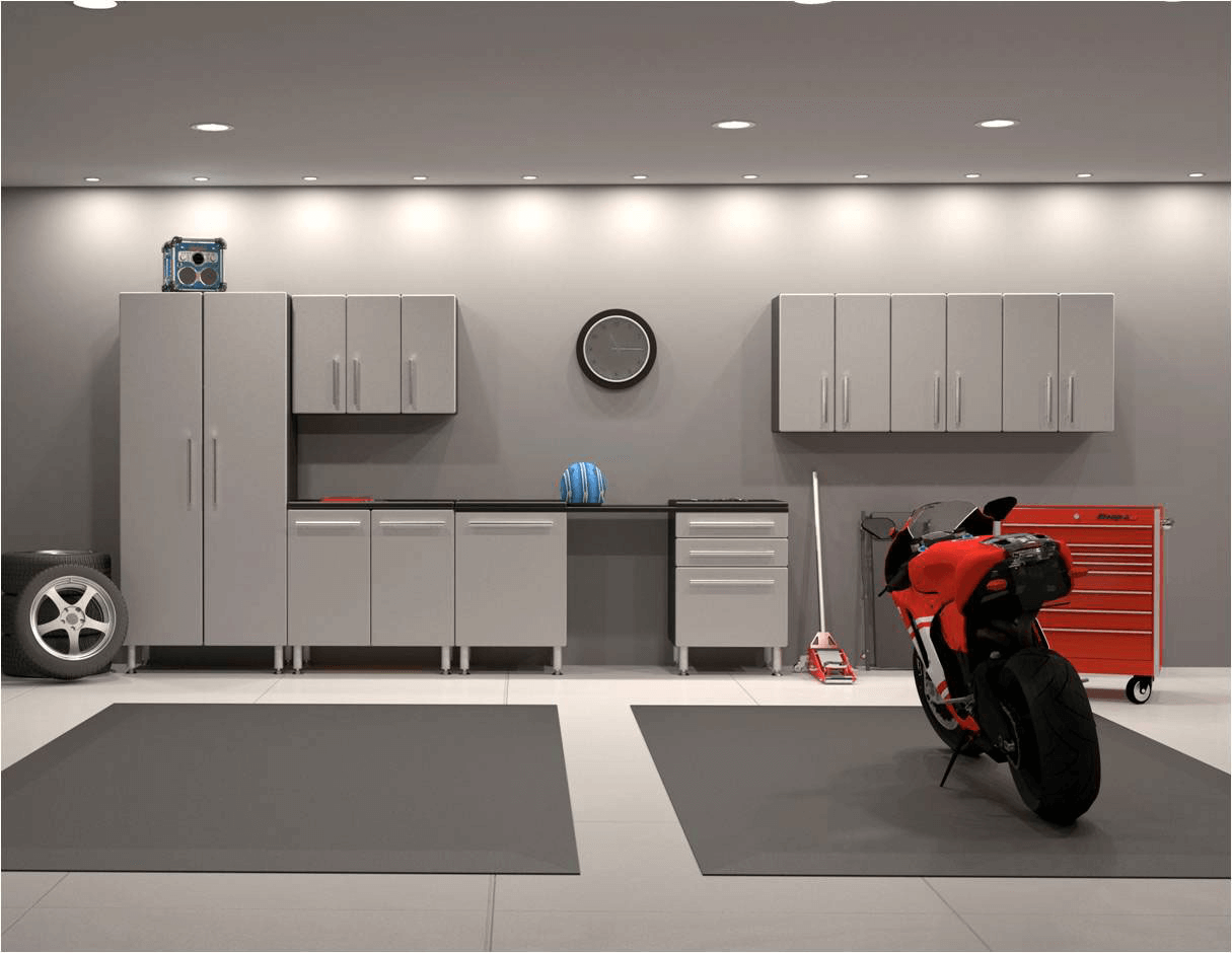 CABINET GARAGE WALL DECOR IDEAS