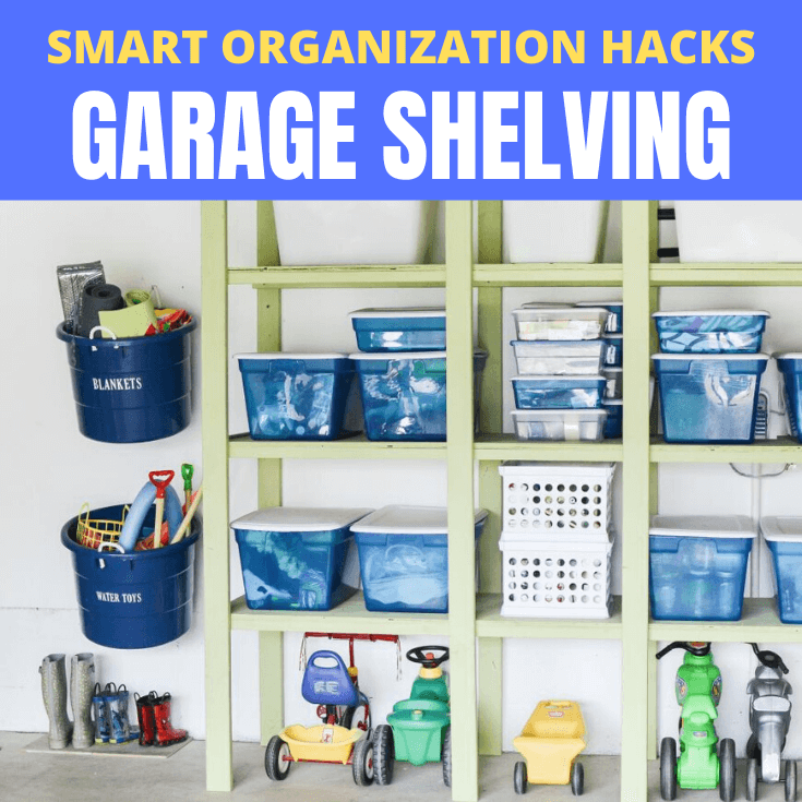 SMART ORGANIZATION HACKS GARAGE SHELVING