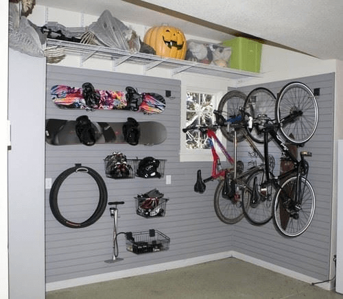 SPORTY HOOKS SMALL GARAGE APARTMENTS ORGANIZING PLANS