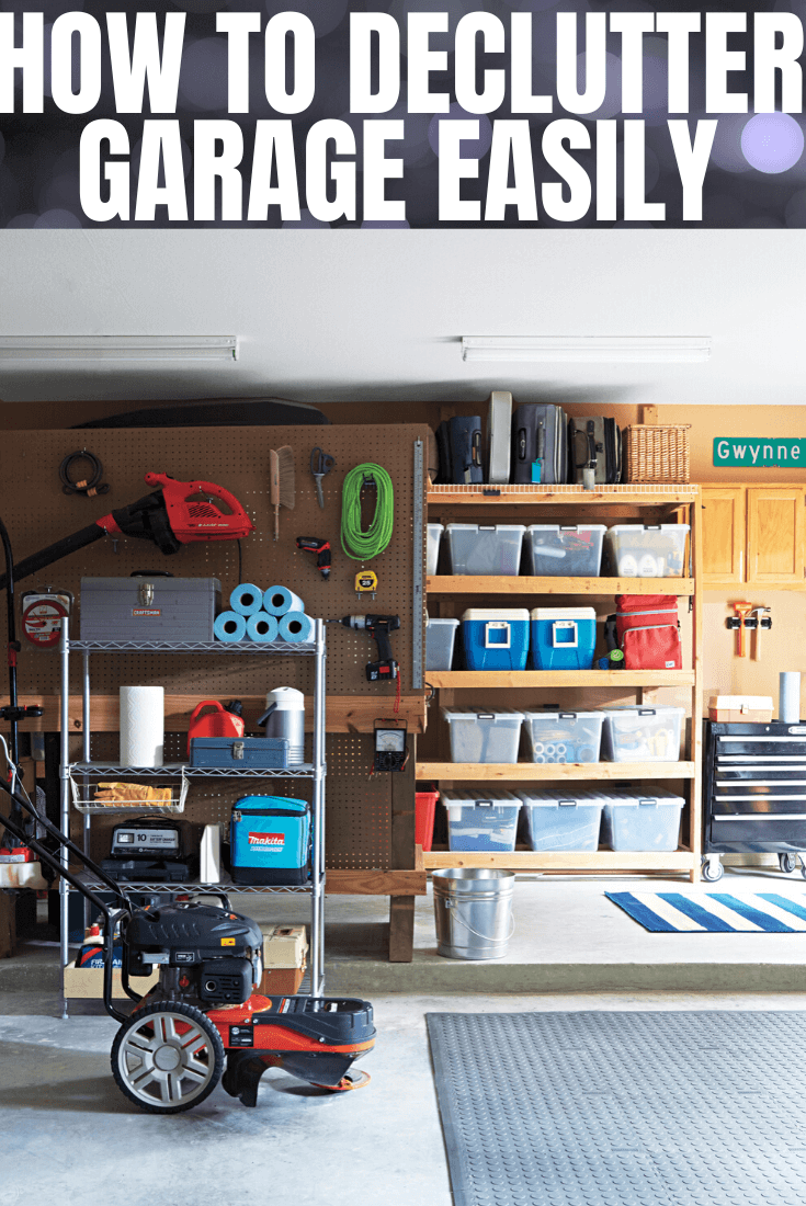HOW TO DECLUTTER GARAGE EASILY