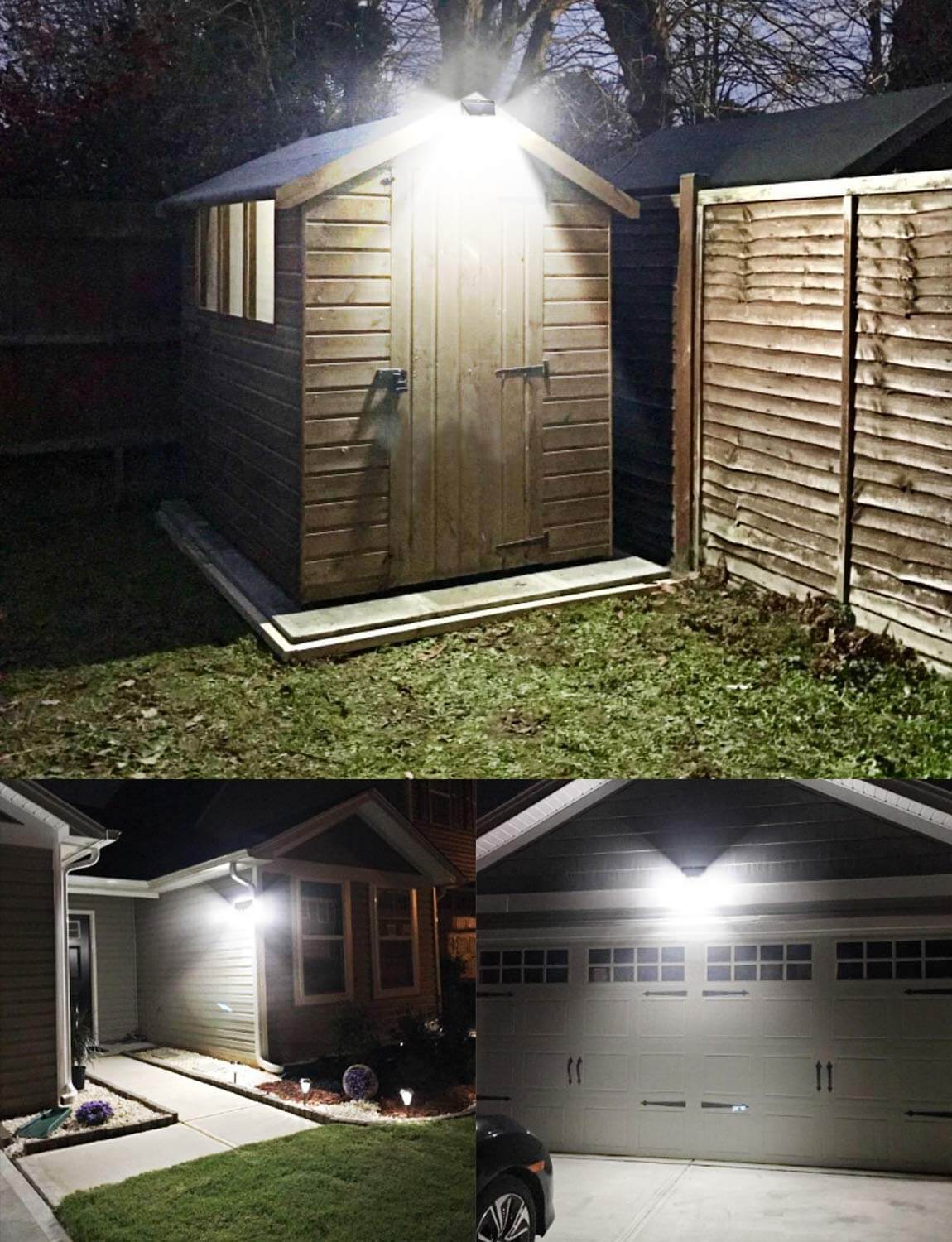 LITOM ORIGINAL SOLAR LIGHTS OUTDOOR GARAGE LIGHTING IDEAS