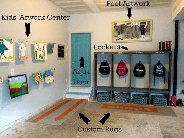 PERSONAL SPACE MUDROOM GARAGE STORAGE IDEAS