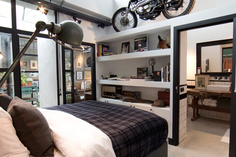 GARAGE MAKEOVER TO MASCULINE FEELING BEDROOM IDEAS