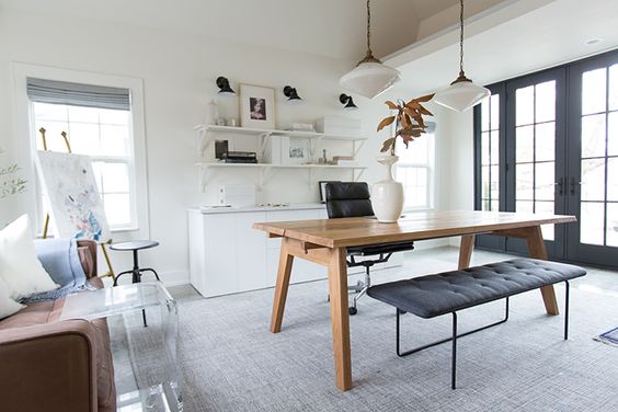 GARAGE MAKEOVER TO OFFICE AND ART STUDIO