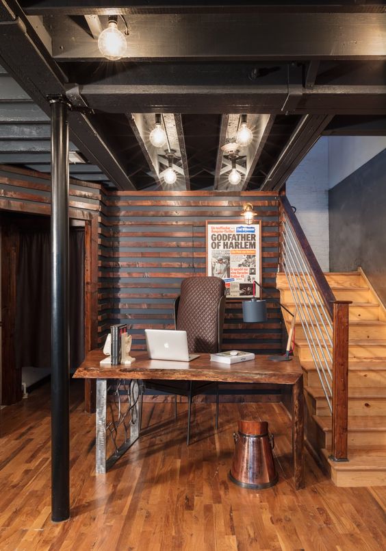 SIMPLE INDUSTRIAL GARAGE MAKEOVER TO OFFICE IDEAS