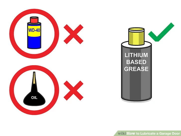 LUBRICATE GARAGE DOOR STEP 5