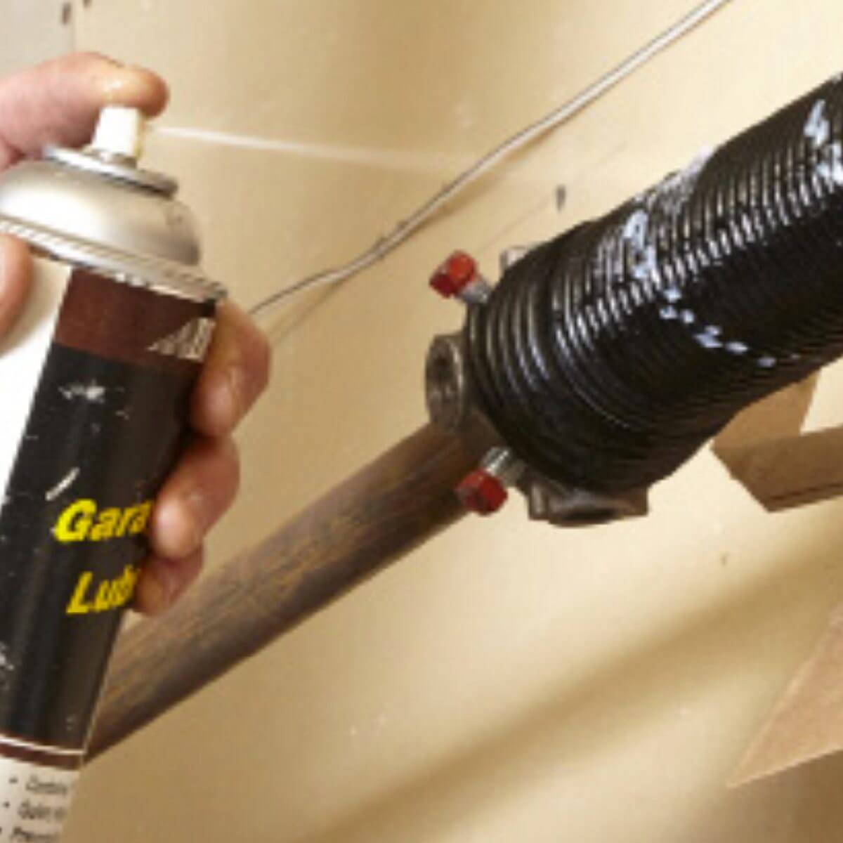 EASY DIY PROJECT HOW TO INSTALL SINGLE TORSION SPRING ON GARAGE DOOR