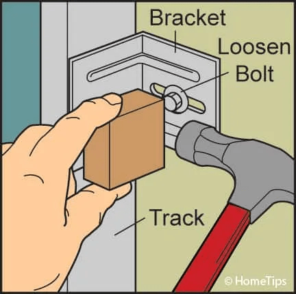 HOW TO ADJUST GARAGE DOOR check the bolt