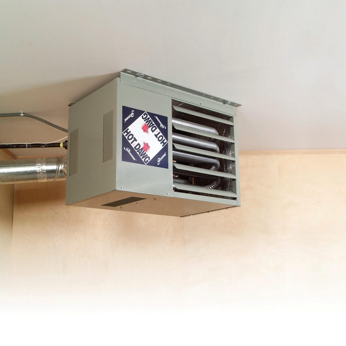 HOW TO HEAT A GARAGE WITH INSTALL FORCED AIR HEATER