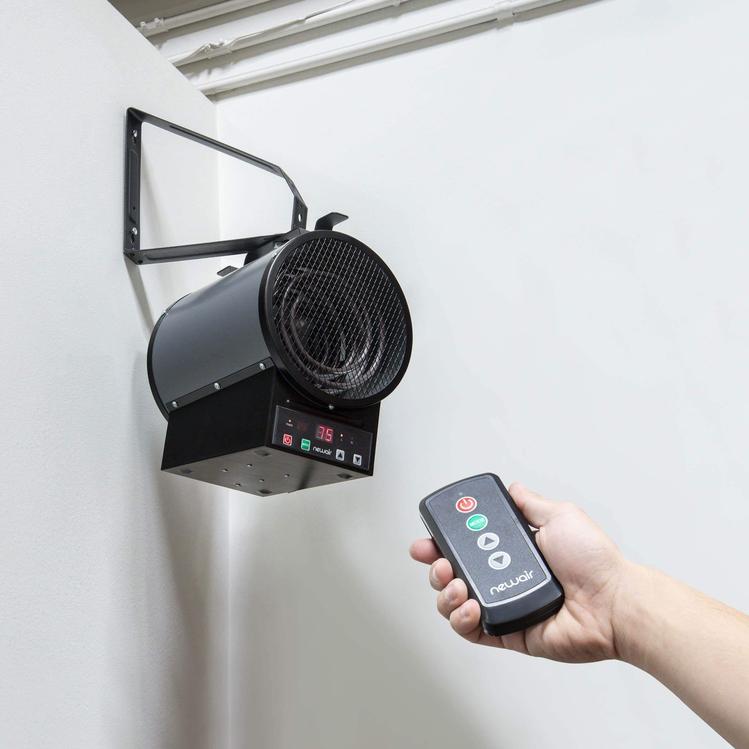 THE BEST ELECTRIC GARAGE HEATER 120V WITH REMOTE CONTROL