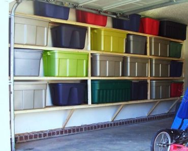 HOW TO BUILD WALL MOUNTED GARAGE SHELVES
