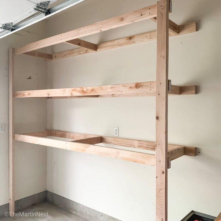 HOW TO BUILD WALL MOUNTED GARAGE SHELVES GARAGE GUIDES