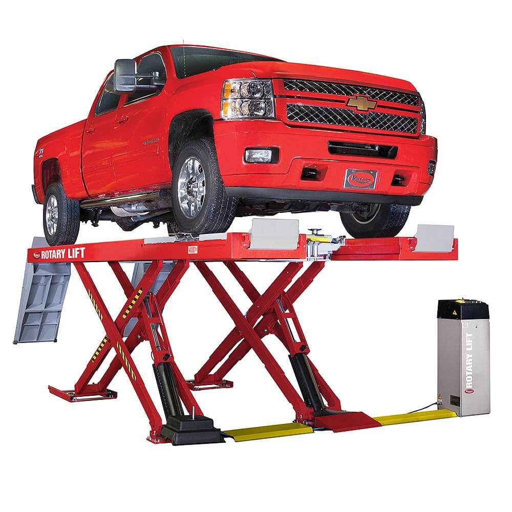 BEST CAR LIFT FOR HOME GARAGE: PORTABLE MID-RISE SCISSOR LIFT