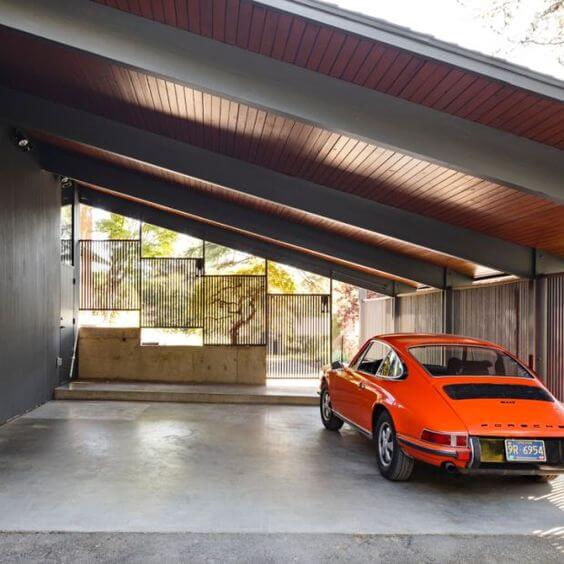 FLAWLESS AND COOL MID CENTURY MODERN GARAGE