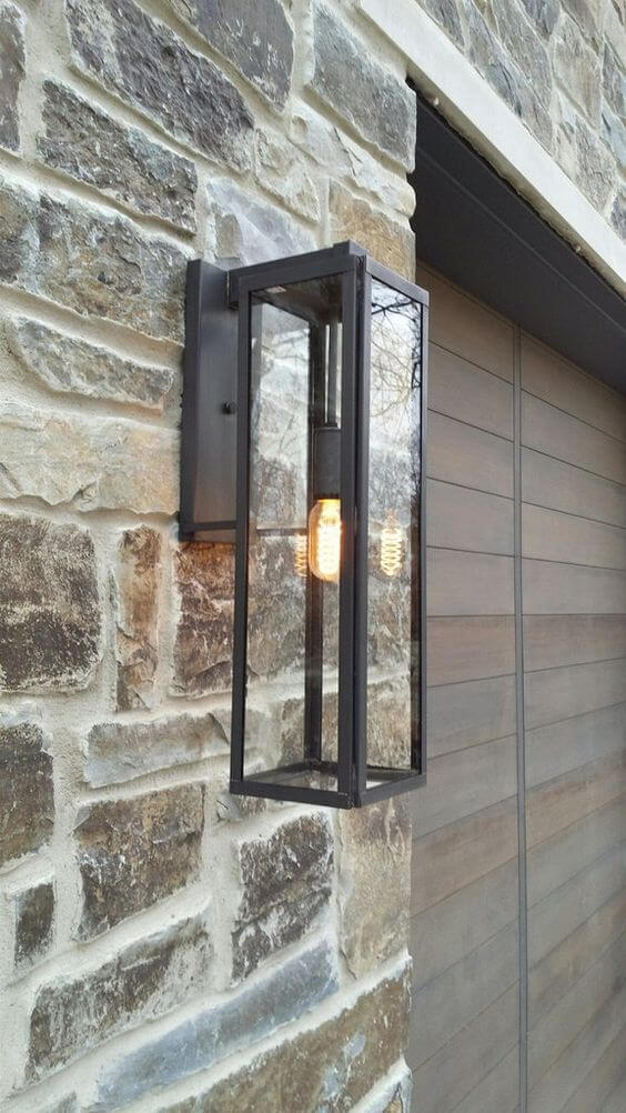 LARGE MODERN SOLAR COACH LIGHTS FOR GARAGE