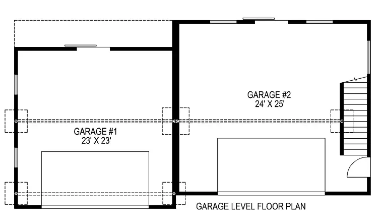 4 car garage house plans