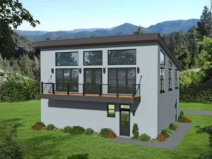 Modern 3 Car Garage with Apartment Plans