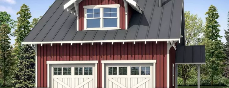 Awesome 2 Car Detached Garage With Apartment Above