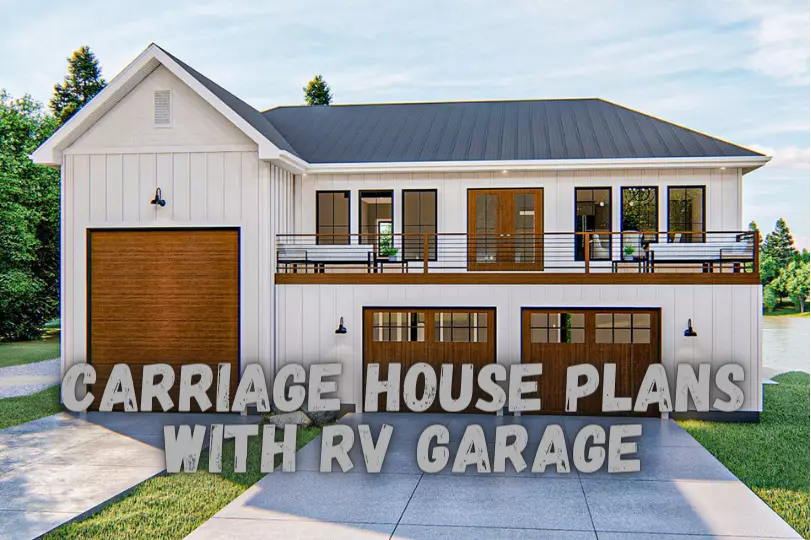 Carriage House Plans With RV Garage