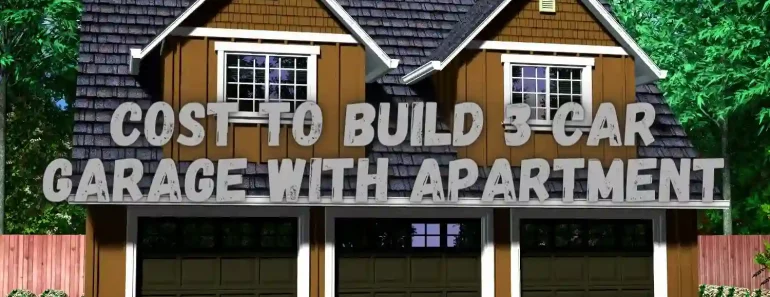 Cost To Build 3 Car Garage With Apartment
