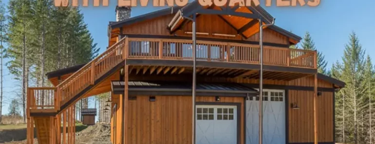 Awesome Large Garage With Living Quarters