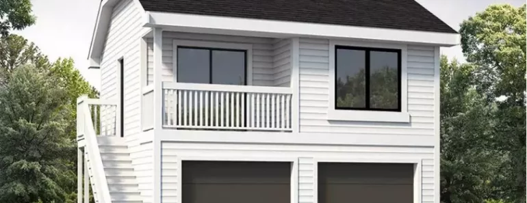 Two Car Garage Plans with Apartment Above. Awesome Design!