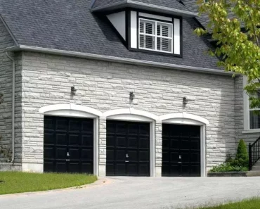 Interesting Black Garage Doors With White Trim Interesting Black Garage Doors With White Trim
