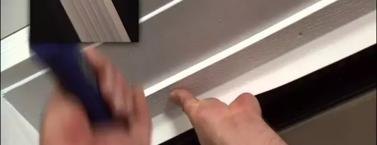 How to Install Vinyl Thermostop Garage Door Trim