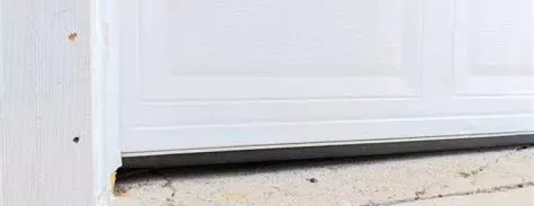 How to Fix Gap Between Garage Door And Floor