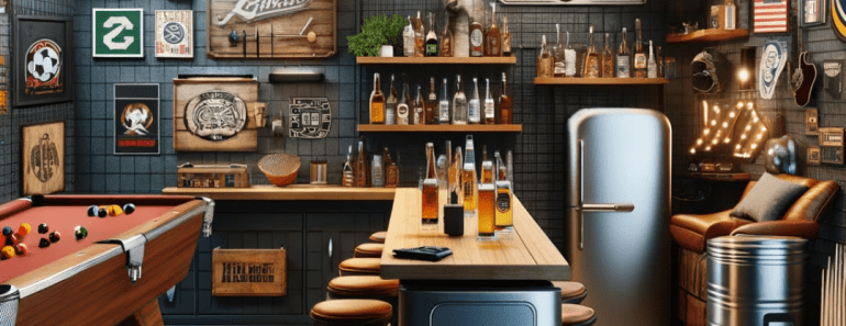 Transform Your Garage into the Ultimate Man Cave Bar: Unleash the Fun