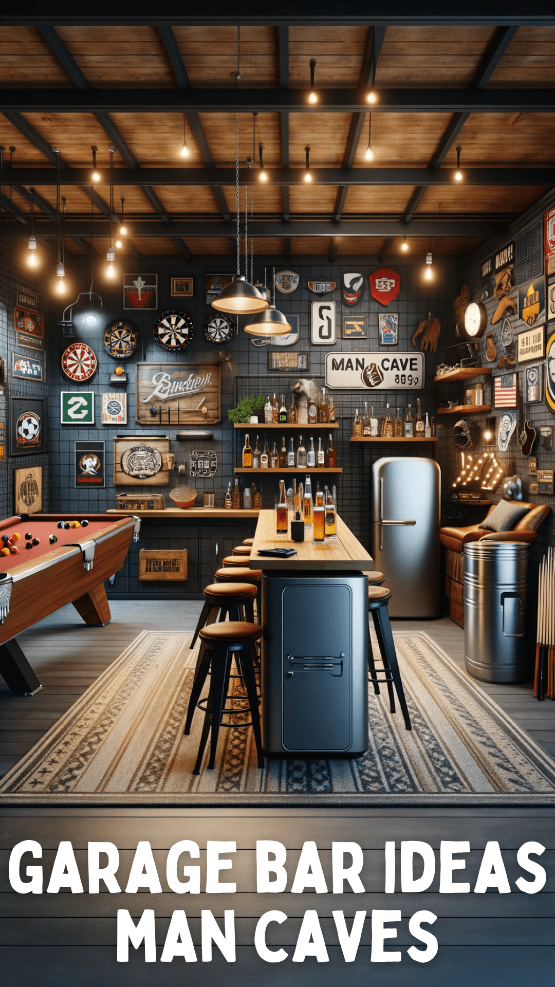 Transform Your Garage into the Ultimate Man Cave Bar Unleash the Fun GARAGE GUIDES