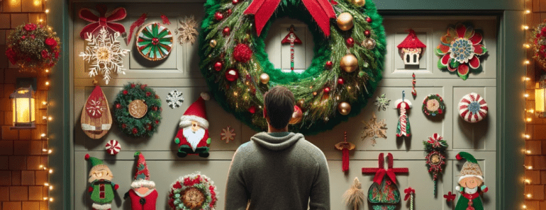 Unleash the Magic of the Season: Transform Your Garage Door with Enchanting Christmas Decorations 🎄✨