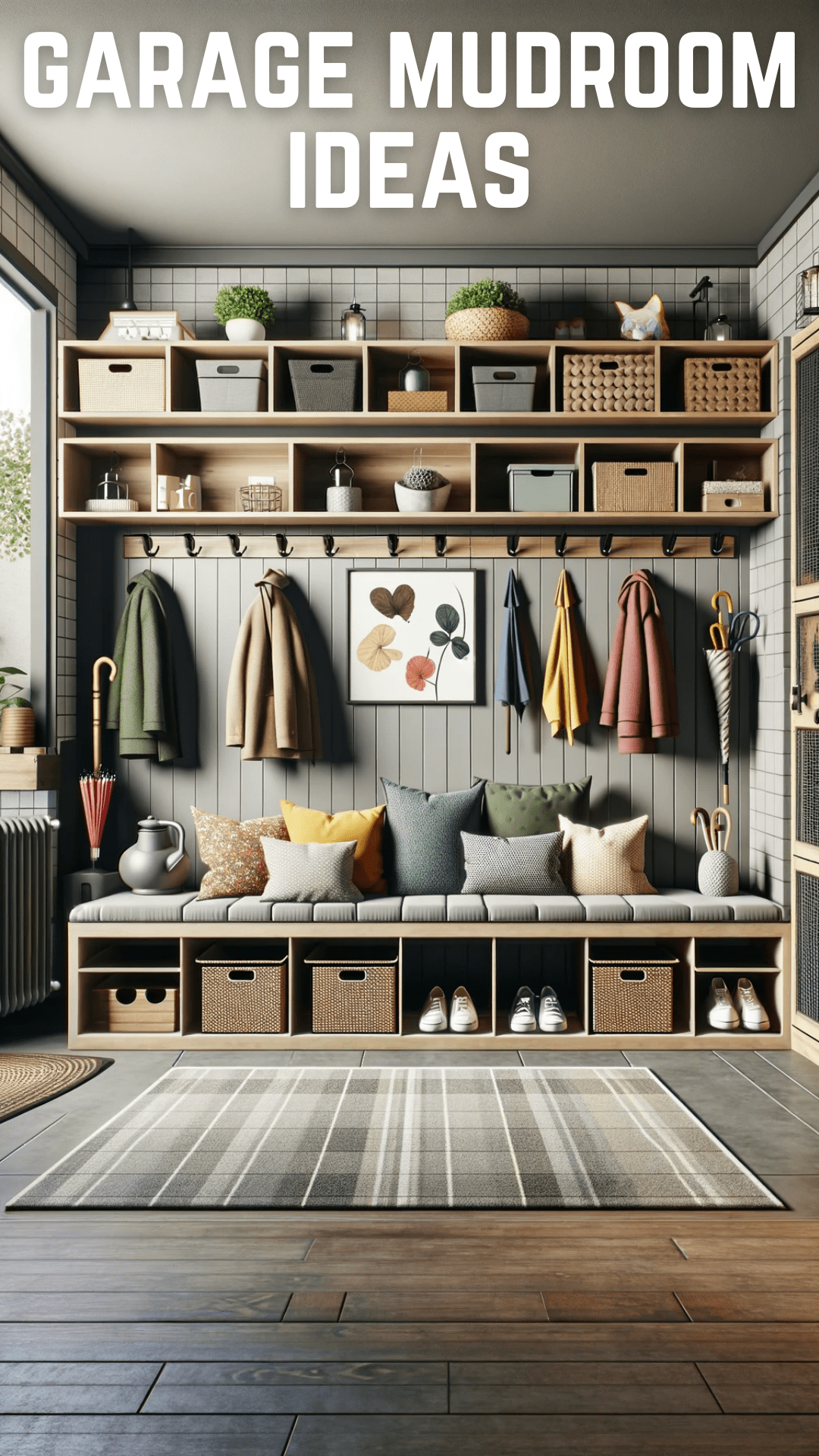 Transform Your Garage into a Stylish and Functional Mudroom: Unveiling ...
