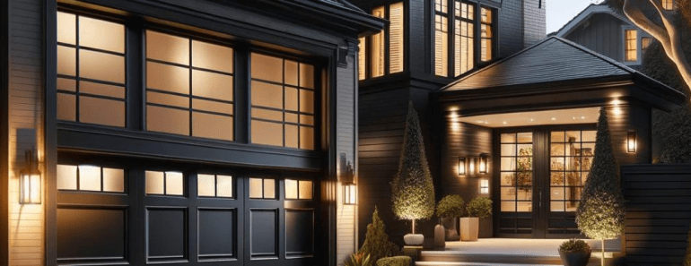 Unlock the Elegance: Black Garage Doors Transform Your Home’s Curb Appeal