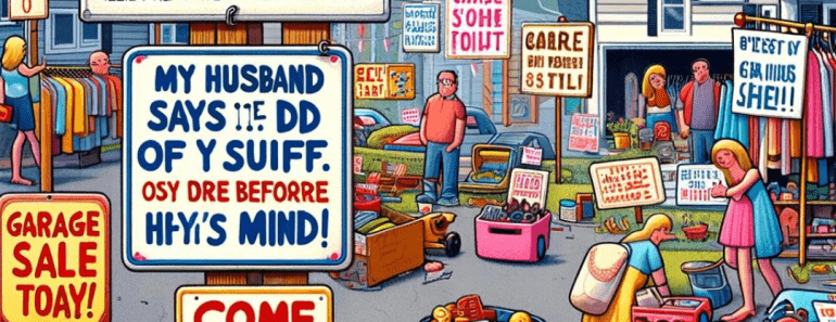 Hilarious Garage Sale Sign Ideas to Draw Crowds and Get Clicks