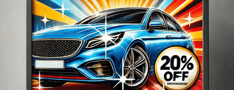 Create Eye-Catching Car Wash Posters that Boost Business