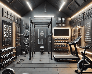 How to Create a Stunning Gym with Garage Gym Ideas Black Walls