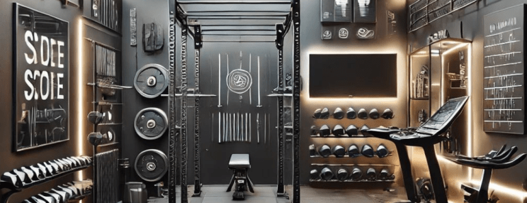 How to Create a Stunning Gym with Garage Gym Ideas Black Walls