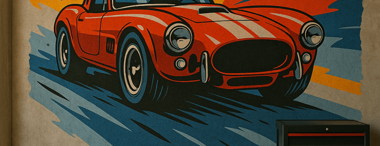Turn Your Garage into a Gearhead’s Dream with DIY Garage Wall Art