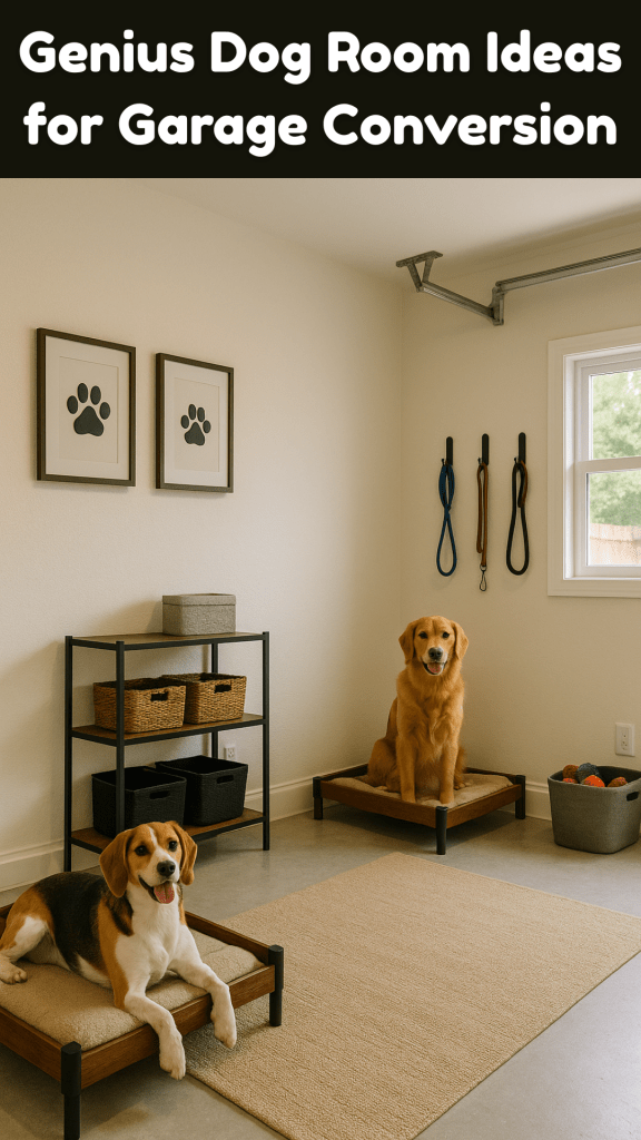 Genius Dog Room Ideas for Garage Conversion