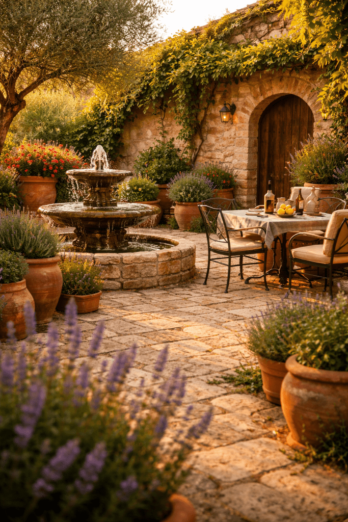  1 The Rustic Italian Courtyard Style