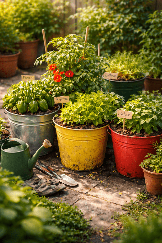Best 1 Bucket Gardening Idea A Thriving Vegetable Bucket Garden