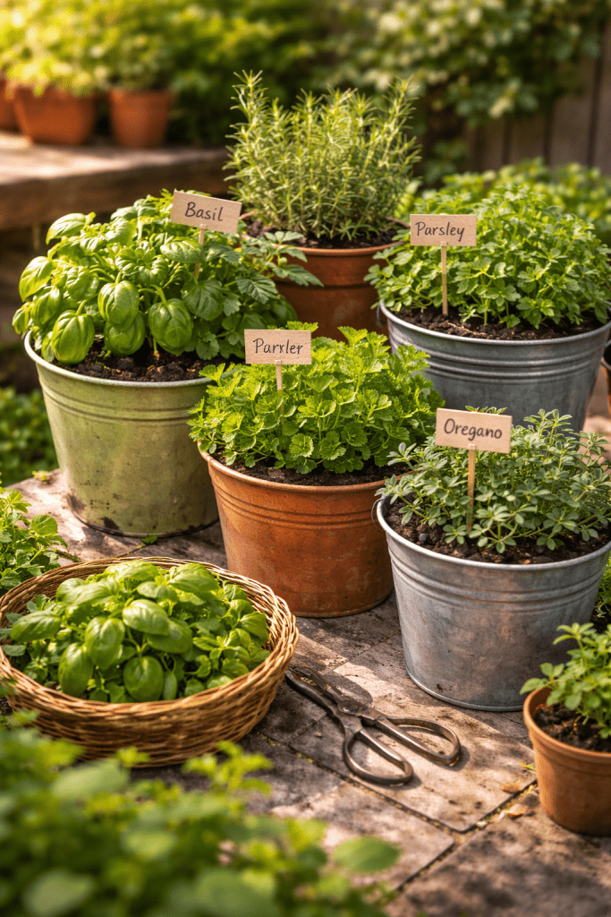 Best 2 Bucket Gardening Idea A Flavorful Herb Bucket Garden