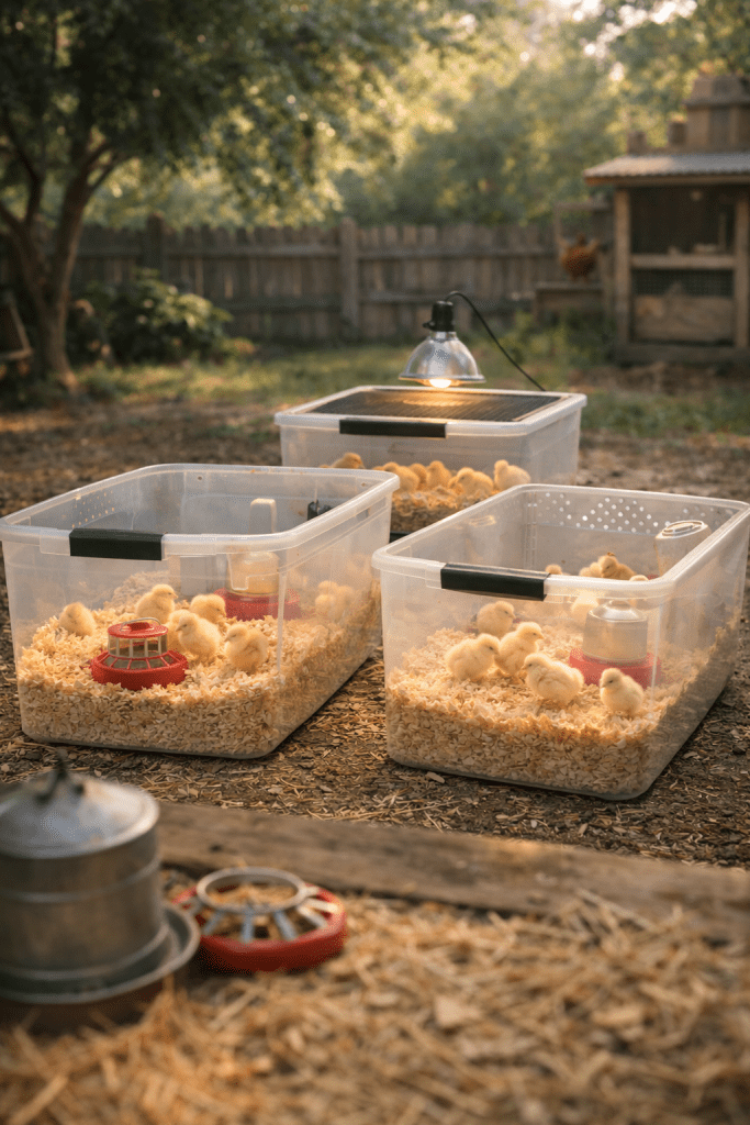 Best 3 Brooder Box Ideas Using Plastic Storage Tubs