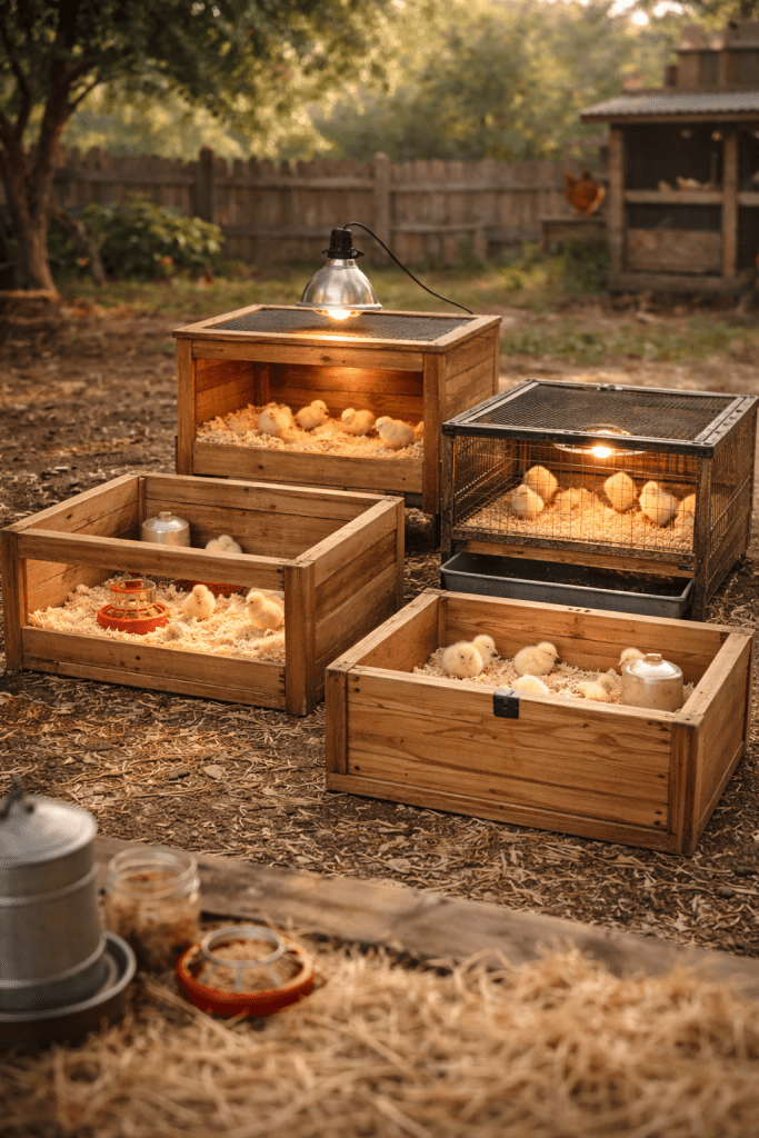 Best 3 Brooder Box Ideas Using Wooden DIY Brooders