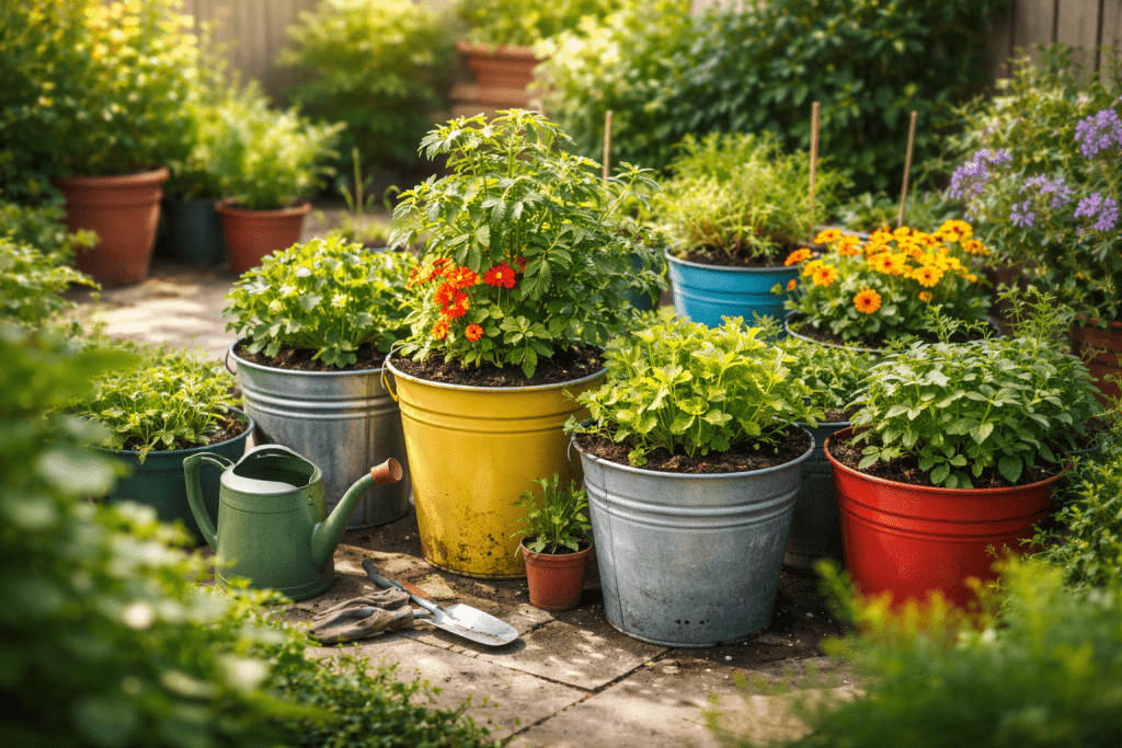 Best 3 Bucket Gardening Ideas That Turn Simple Buckets Into an Amazing Productive Garden
