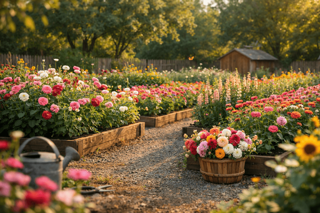Best 3 Cut Flower Garden Layout Ideas That Turn Any Backyard Into a Bloom Harvest Paradise