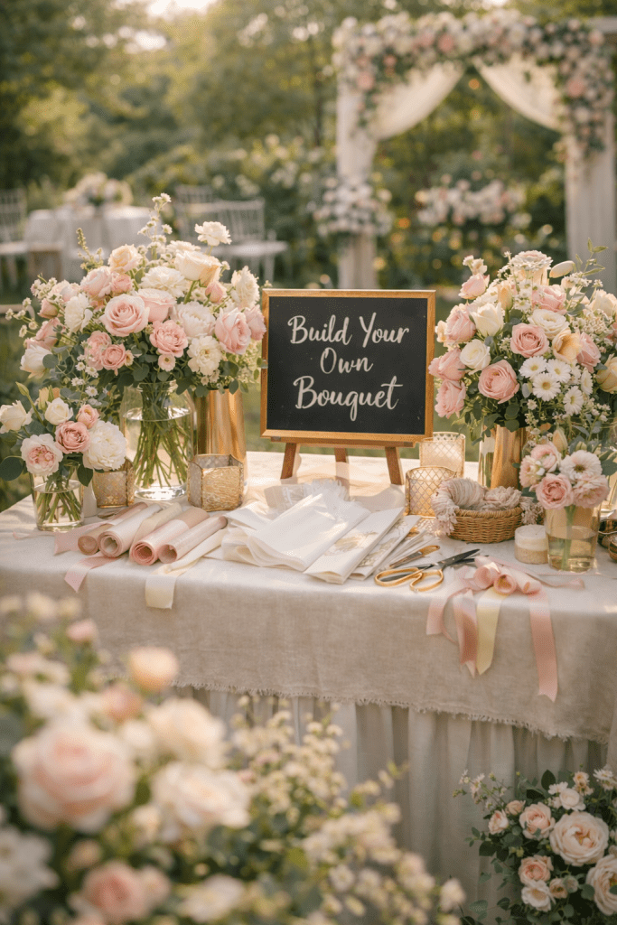 Best 3 Elegant Wedding DIY Flower Bar for Sophisticated Events